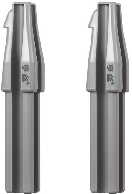 HENGSI 엘로브 아이브로우 펜슬깎이 샤프너, 2개, 그레이