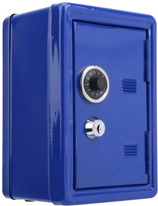 씨앤초이스 캐비닛 미니금고, 블루, 1개