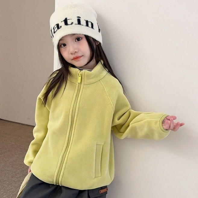 Starbean 簡約日常刷毛拉鍊外套