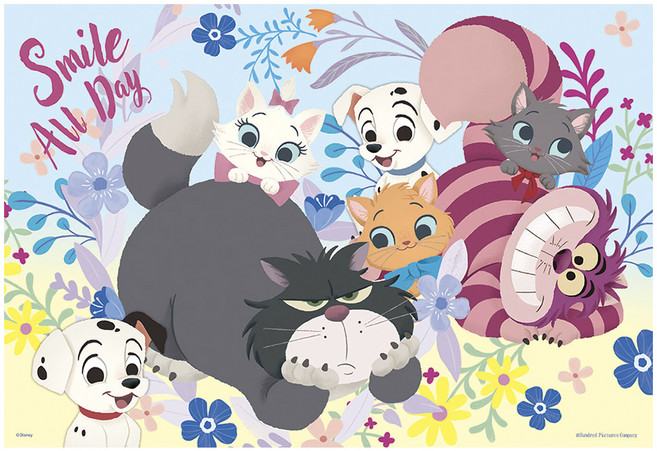 HUNDRED PICTURES 百耘圖 Disney 貓貓狗狗 拼圖 1 HPD0300S-262, 混和顏色, 1個, 300片