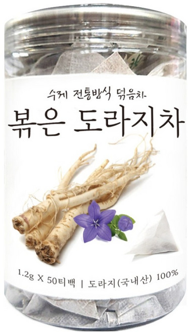 Sanhaerang 山海 手工傳統桔梗茶茶包, 1.2g, 1個, 50入