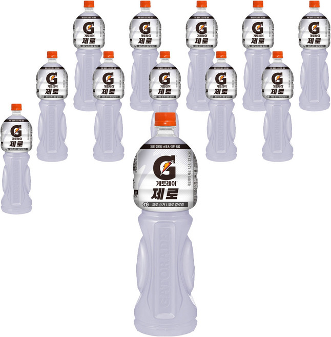 게토레이 제로, 1.5L, 12개