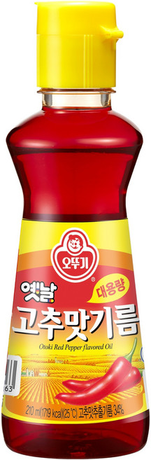 오뚜기 옛날 고추맛기름, 210ml, 1개