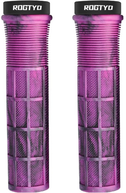 순잠 편안한 미끄럼 방지 자전거 핸들 커버, 퍼플, 1개