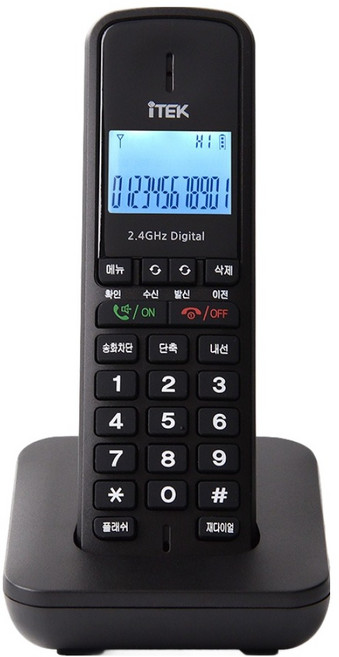 iTEK 가정용 사무실 업소용 발신자 무선 전화기, IK-1050