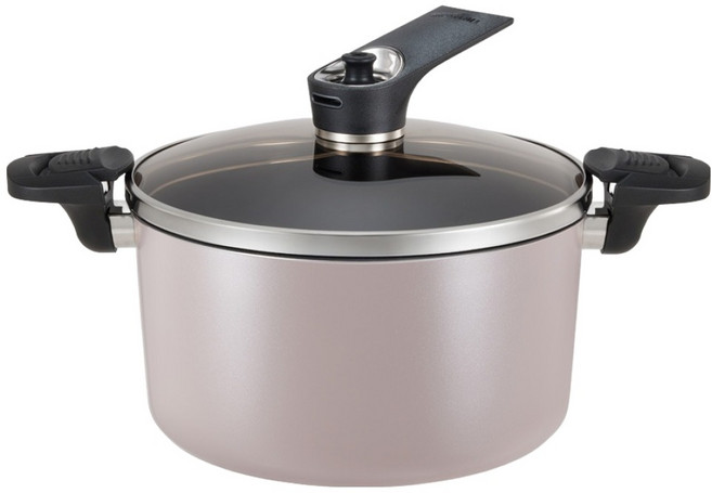 해피콜 인덕션 뉴오리진 진공 IH 곰솥냄비, 애쉬베이지, 1개, 24cm