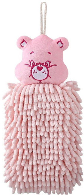 Care Bears 彩虹熊雪尼爾擦手巾 30 x 16cm, 粉色, 1個