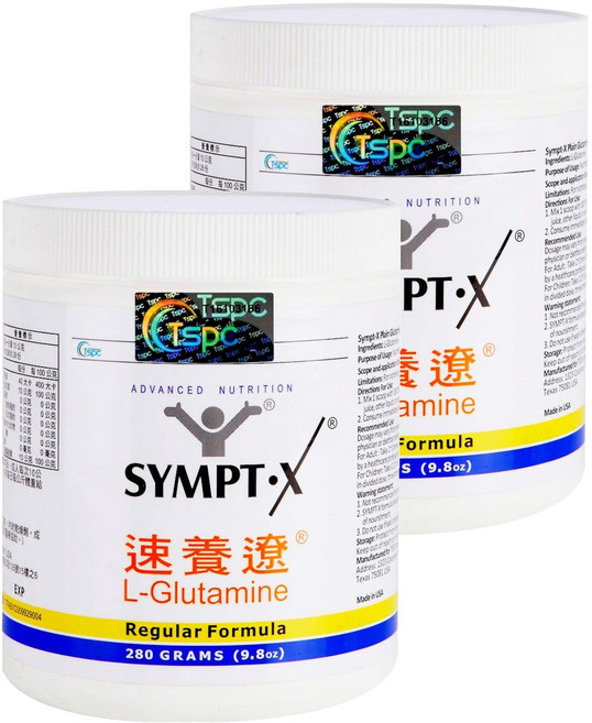 SYMPT-X 速養遼 純配方 左旋麩醯胺酸 2罐, 280g, 1套