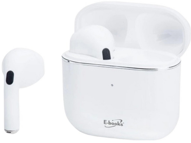 E-books Bluetooth 5.3 開放式 無線耳機 IPX4 Type C 2-3H Playtime 白色 SS55