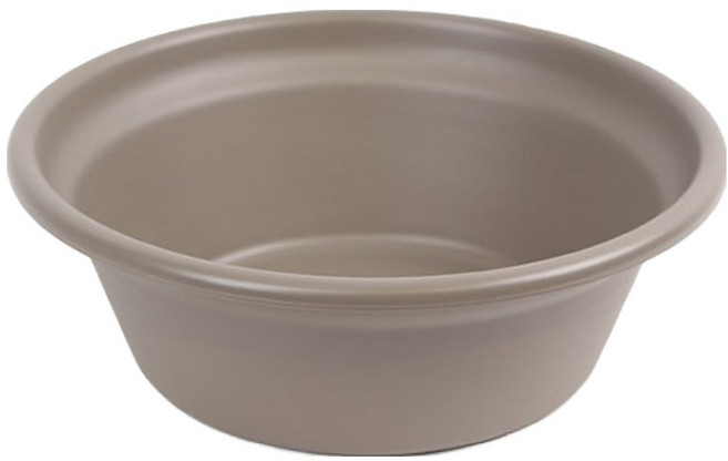 플라팜 말랑 세숫대야 대형, 브라운, 1개