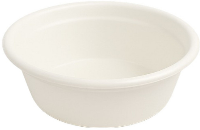 플라팜 말랑 세숫대야 대형, 화이트, 1개