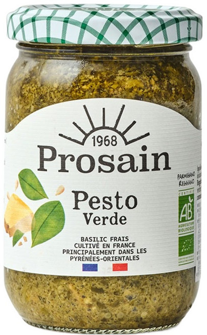 普羅尚 有機綠色青醬義大利麵醬, 185g, 1個