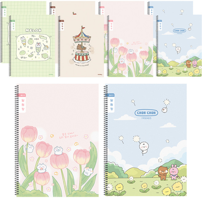 아이비스 좁은칸 초등 슬림 알림장, 랜덤발송, 10개