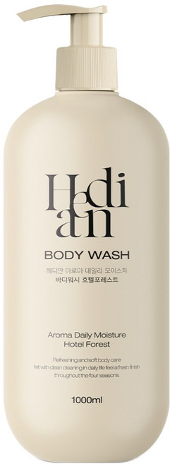 헤디안 아로마 데일리 모이스처 바디워시 호텔포레스트, 1개, 1L