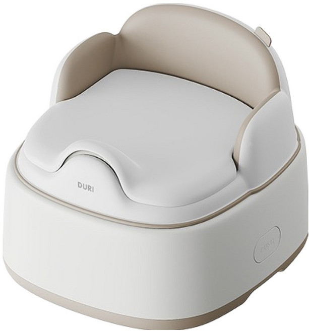 두리 유아용 3 in 1 올인원 배변훈련 변기, 베이지
