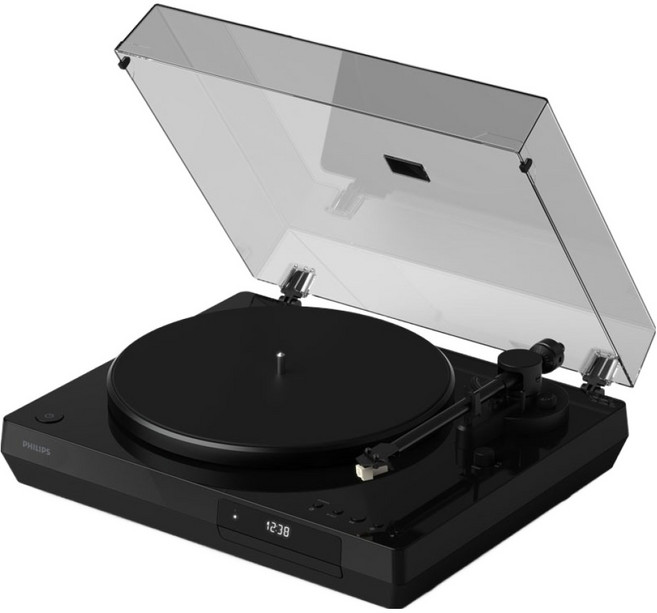 필립스 유무선 블루투스 CD플레이어 턴테이블, 블랙, Fidelio FT1 / TAFT1/61