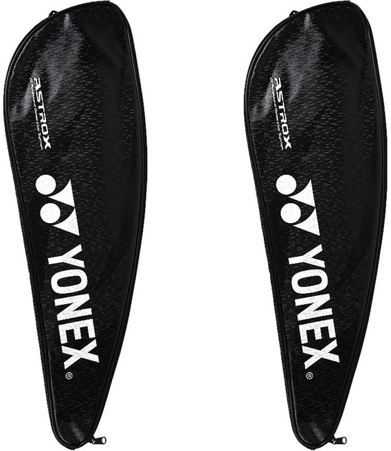 요넥스 배드민턴 라켓 풀 케이스 아스트록스, 블랙, 2개