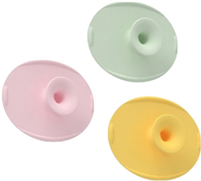 조이멀티 뽁뽁클렌징 실리콘 샴푸브러쉬 3종 세트, 핑크, 그린, 옐로우, 1세트