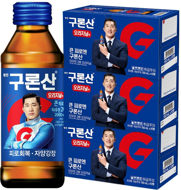 해태htb 구론산 오리지날, 150ml, 30개