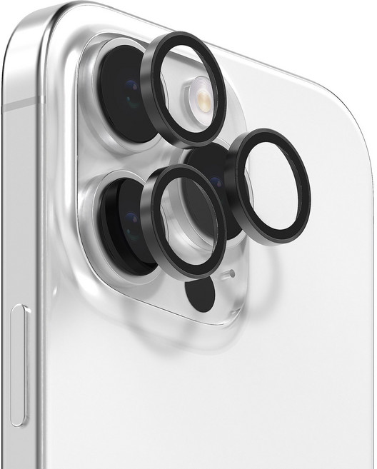 ihitKOREA 相機鏡頭金屬保護貼鋼化玻璃2片組 灰色, 1套