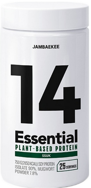 잠백이 에센셜 식물성 단백질 쑥맛, 750g, 1개