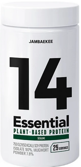 잠백이 에센셜 식물성 단백질 쑥맛, 750g, 1개 - 쿠팡