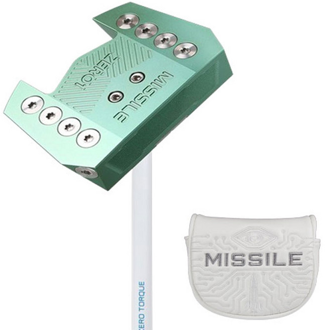 미사일 제로원 제로토크 퍼터 민트그린 81cm, 2도