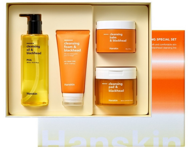 Hanskin 潔面與黑頭專用4件組, 1套