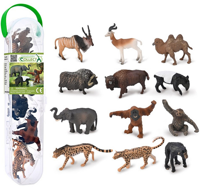 컬렉타 미니 야생동물 12종 세트 2 A1212, 1세트