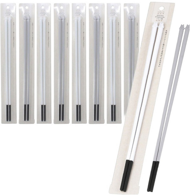 TSUKI-USAGI 月兔印 矽膠兔子油炸筷 0449-360, 10個, 隨機出貨