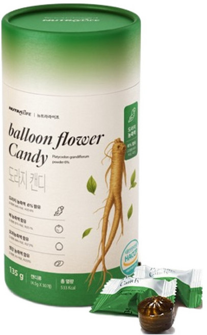 뉴트라라이프 도라지 캔디 30p, 1개, 135g