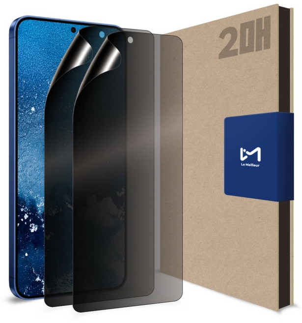 Le Meilleur Galaxy 防窺全覆蓋螢幕鋼化保護貼 2片組, 1套