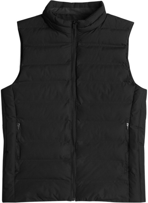 엠엔씨 남성용 심리스 하이넥 패딩조끼 MDPD246WS