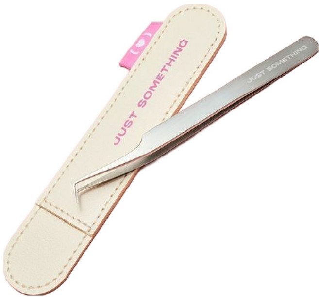 저스트썸띵 핀 포인트 트위저 + 파우치 세트, 1세트, 회색(트위저)