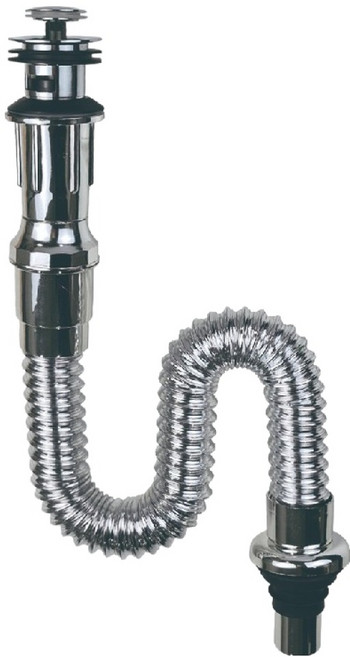 BK 세면대 배수관 폽업 일체형 자바라 트랩 샬럿75, 1개