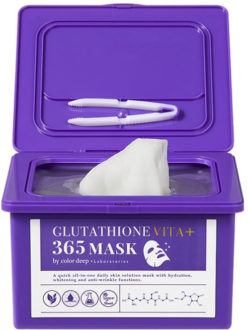 컬러딥 뽑아쓰는 글루타티온 비타 365 마스크팩, 1개, 30개입