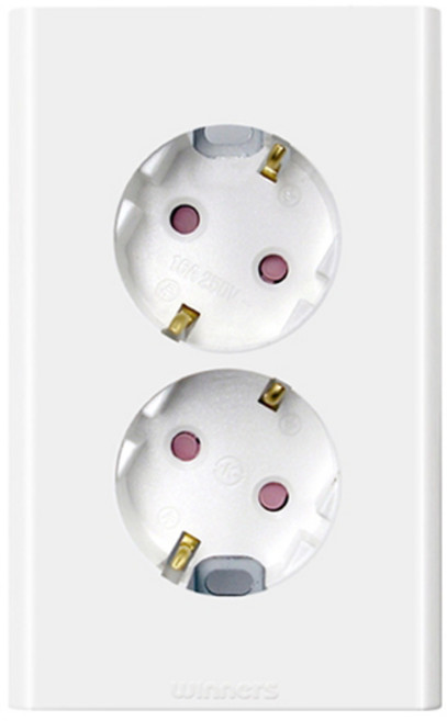 위너 매입 2구 콘센트, 10개