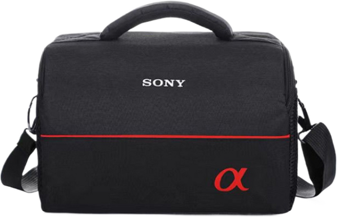 득템라인 SLR 숄더백 크로스바디 투렌즈 카메라가방 대형, 블랙9, 1개