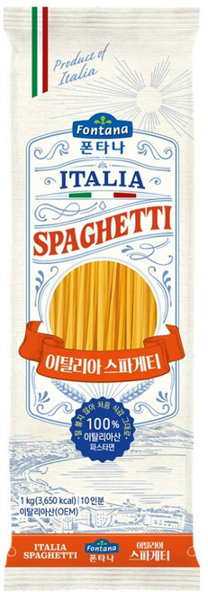 폰타나 이탈리아 스파게티, 1kg, 1개