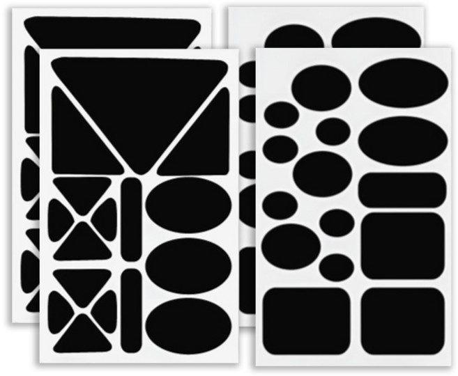 조앤제이 초간편 의류 패딩수선패치, B타입, C타입, 2개