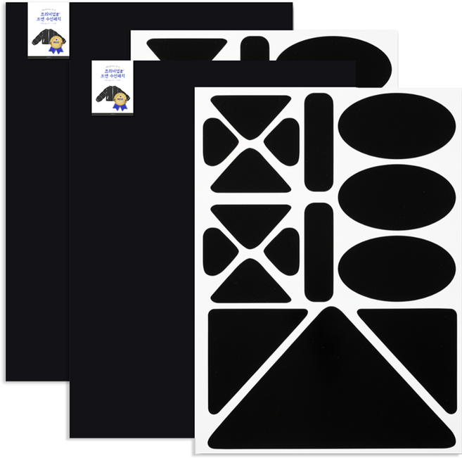 조앤제이 초간편 의류 패딩수선패치, 타입4, 타입4, 2개