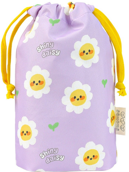 세맘스 방수 스트링 파우치, 새싹데이지