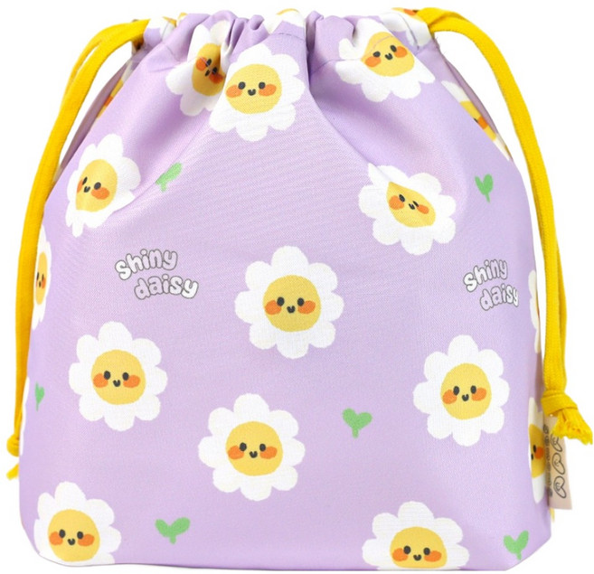 세맘스 방수 스트링 파우치, 새싹데이지