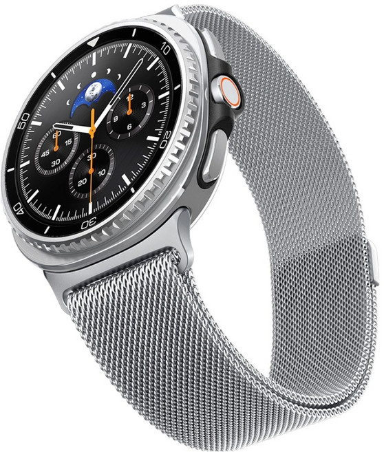 슈피겐 갤워치워치 밴드 메탈핏 AMP10121, 실버, 1개