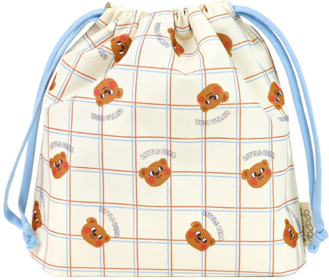 세맘스 방수 스트링 파우치, 꾸몽크림