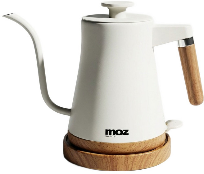 모즈 스웨덴 핸드드립 전기 무선 드립포트, MC-1200BK(아이보리)