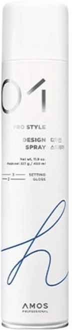 아모스프로페셔널 디자인 헤어 스프레이, 450ml, 1개 - 쿠팡