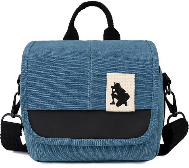 Living Pocket 大容量輕量防水肩背相機包, 藍色, 1個