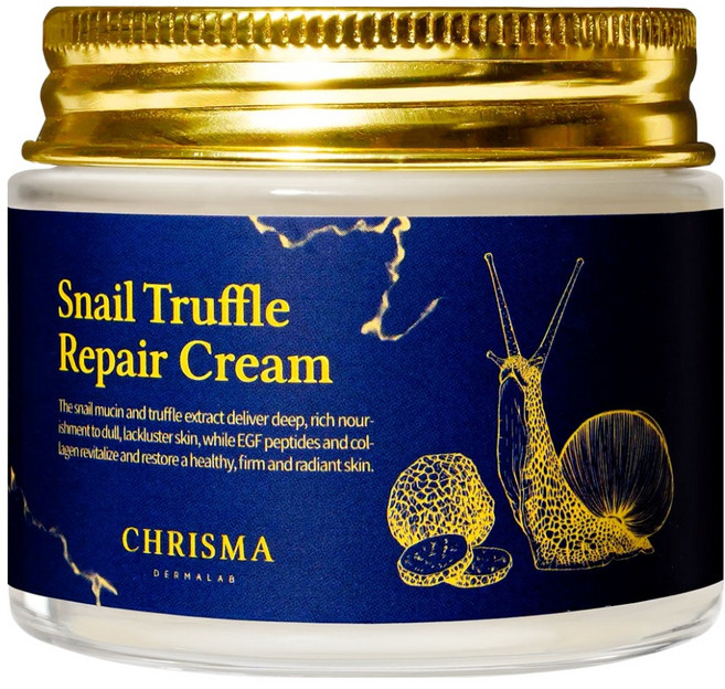 크리스마 더마랩 달팽이 트러플 리페어 크림, 1개, 70ml