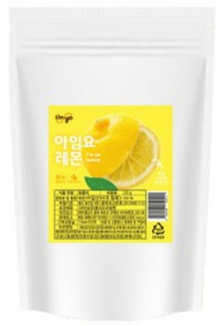 아임요 레몬 동결건조 과일, 20g, 1개